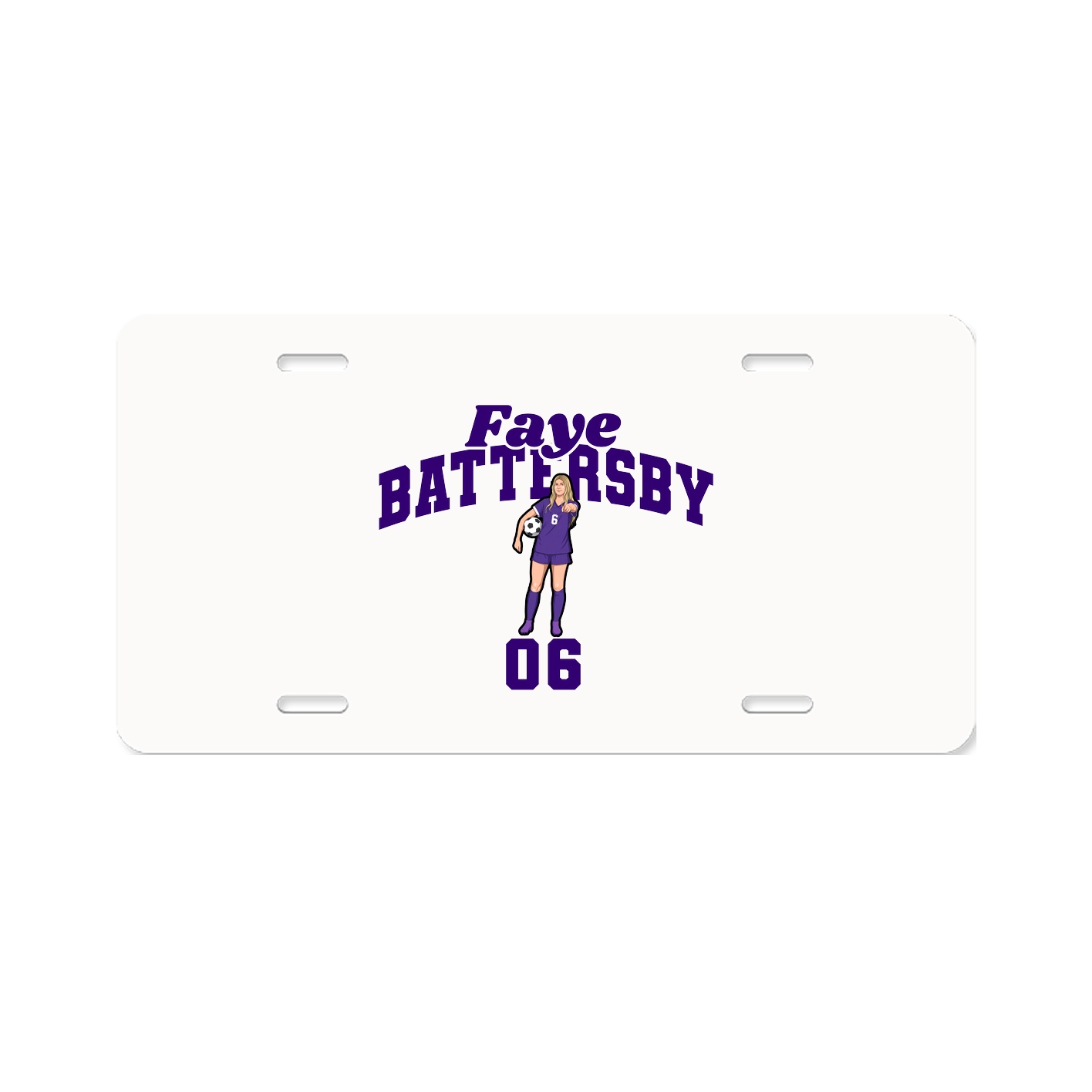 License Plate — Signature Arch in Classic