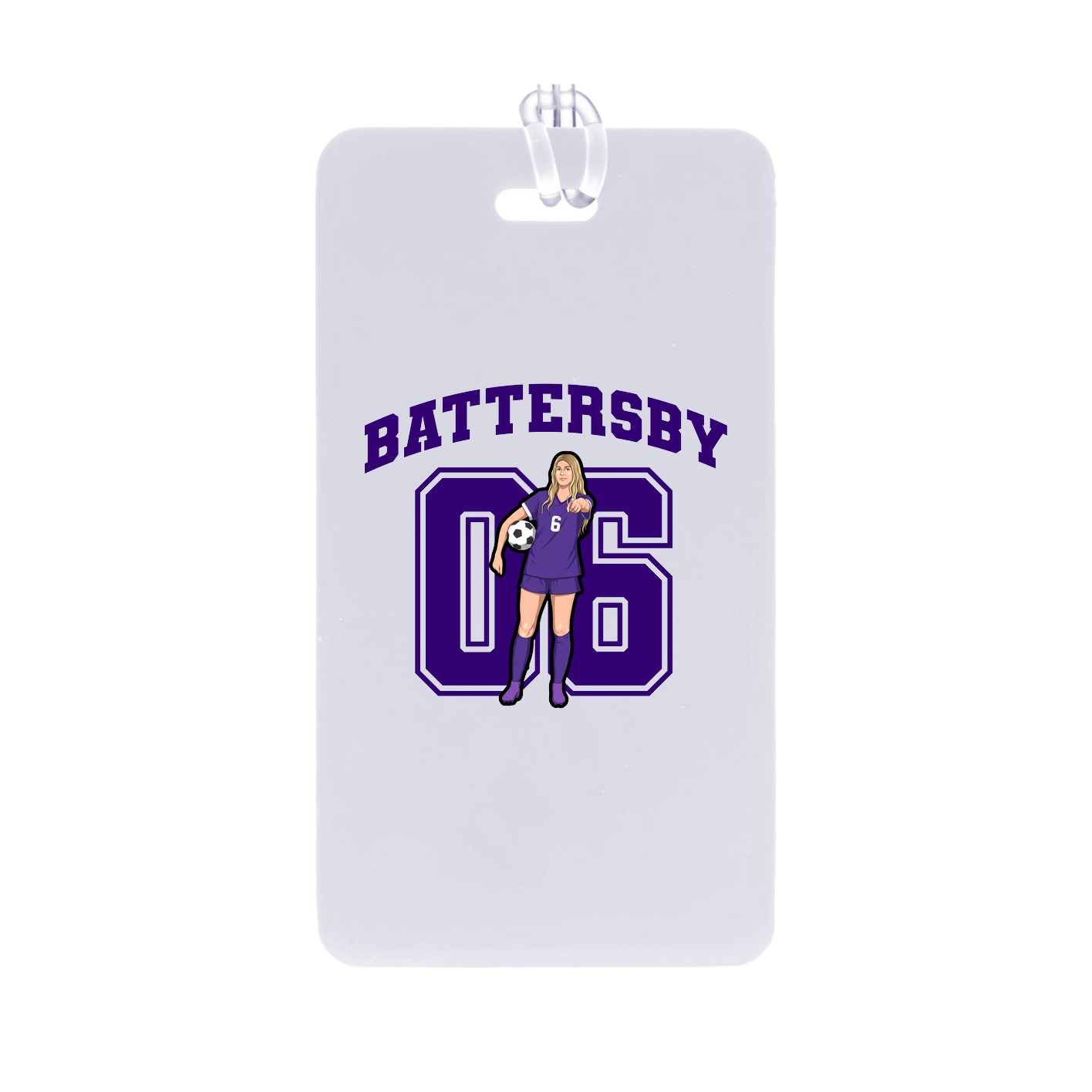 Bag Tag — Number in Classic