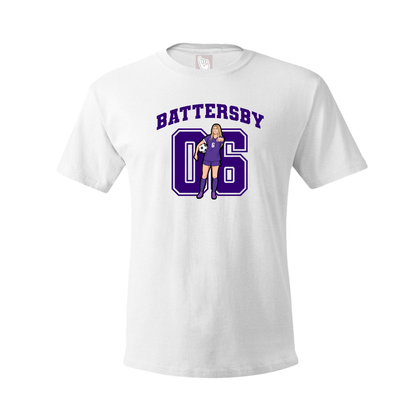 Tee — Number in White