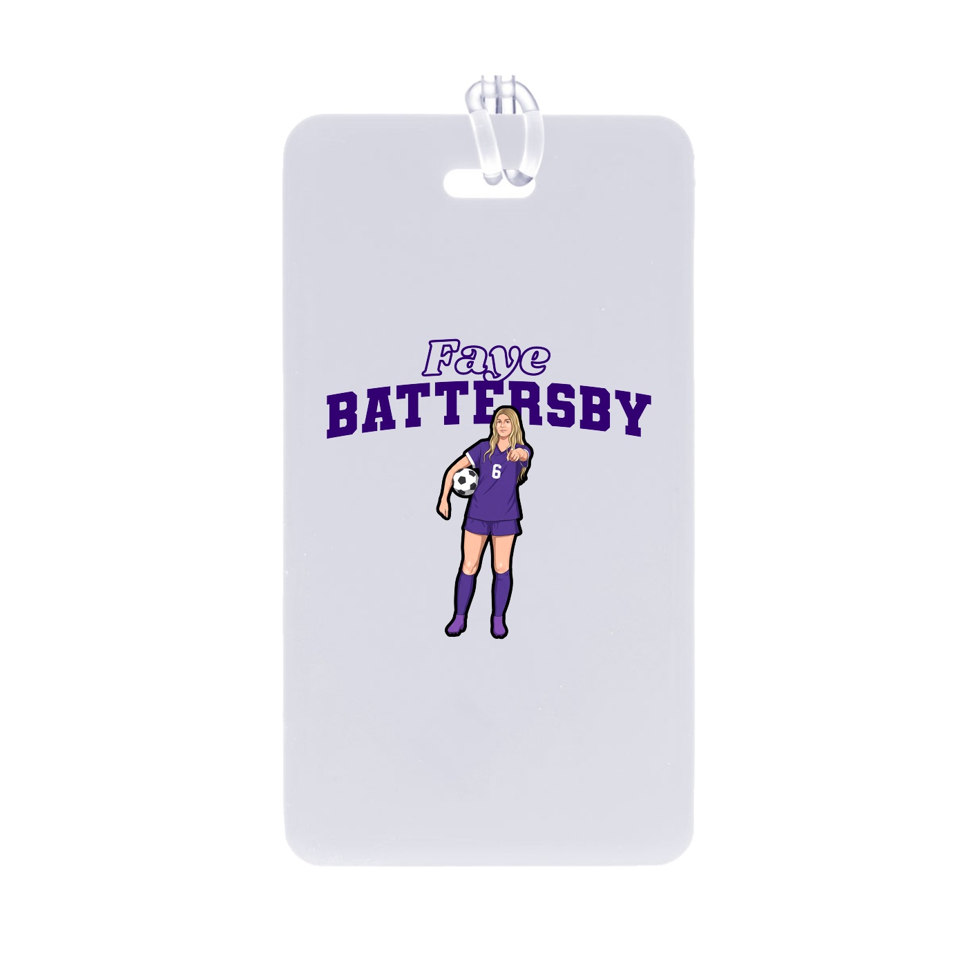 Bag Tag — Name Arch in Classic