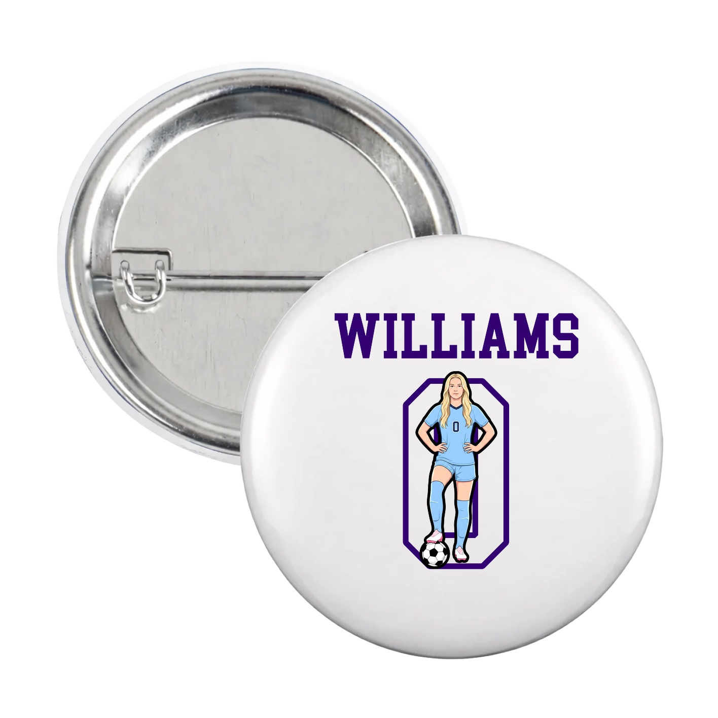 Game Day Button — Shirsey in White