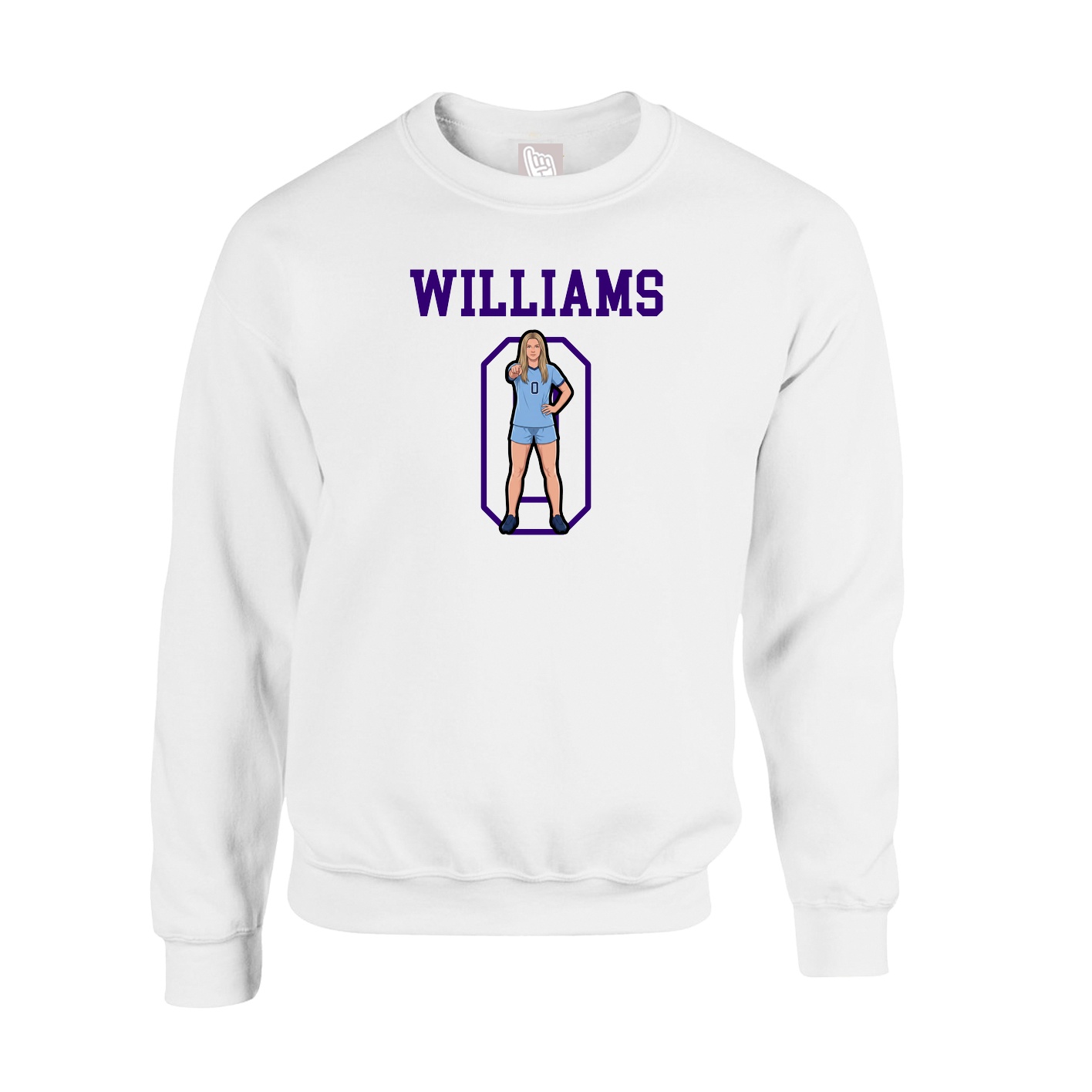 Fleece Crew — Shirsey in White