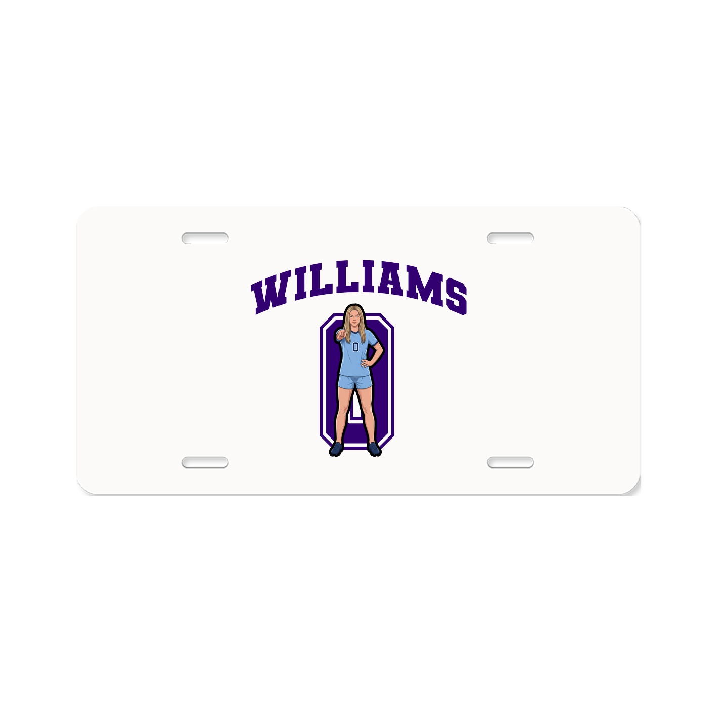 License Plate — Number in Classic