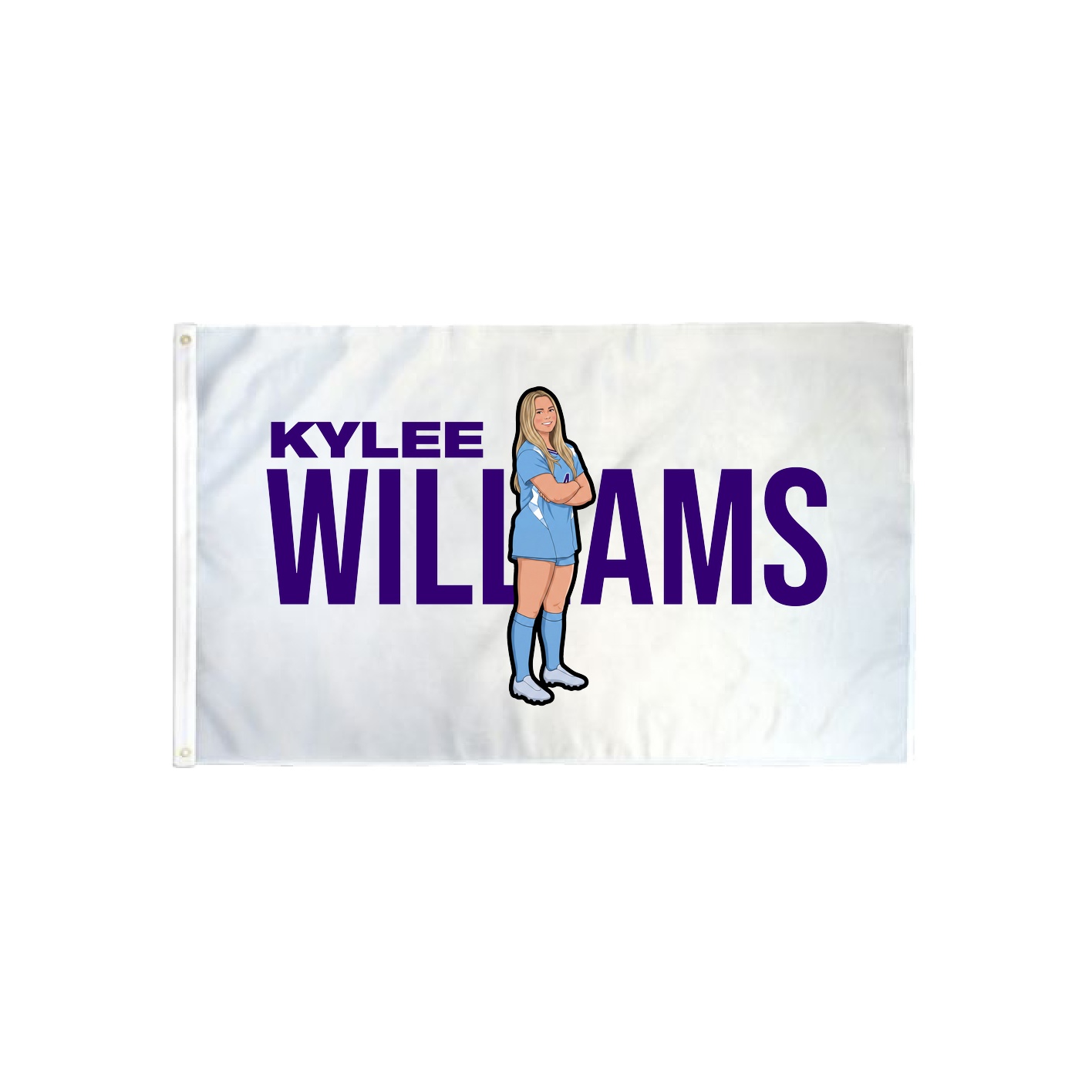 3x5 Flag — Player Name in Classic