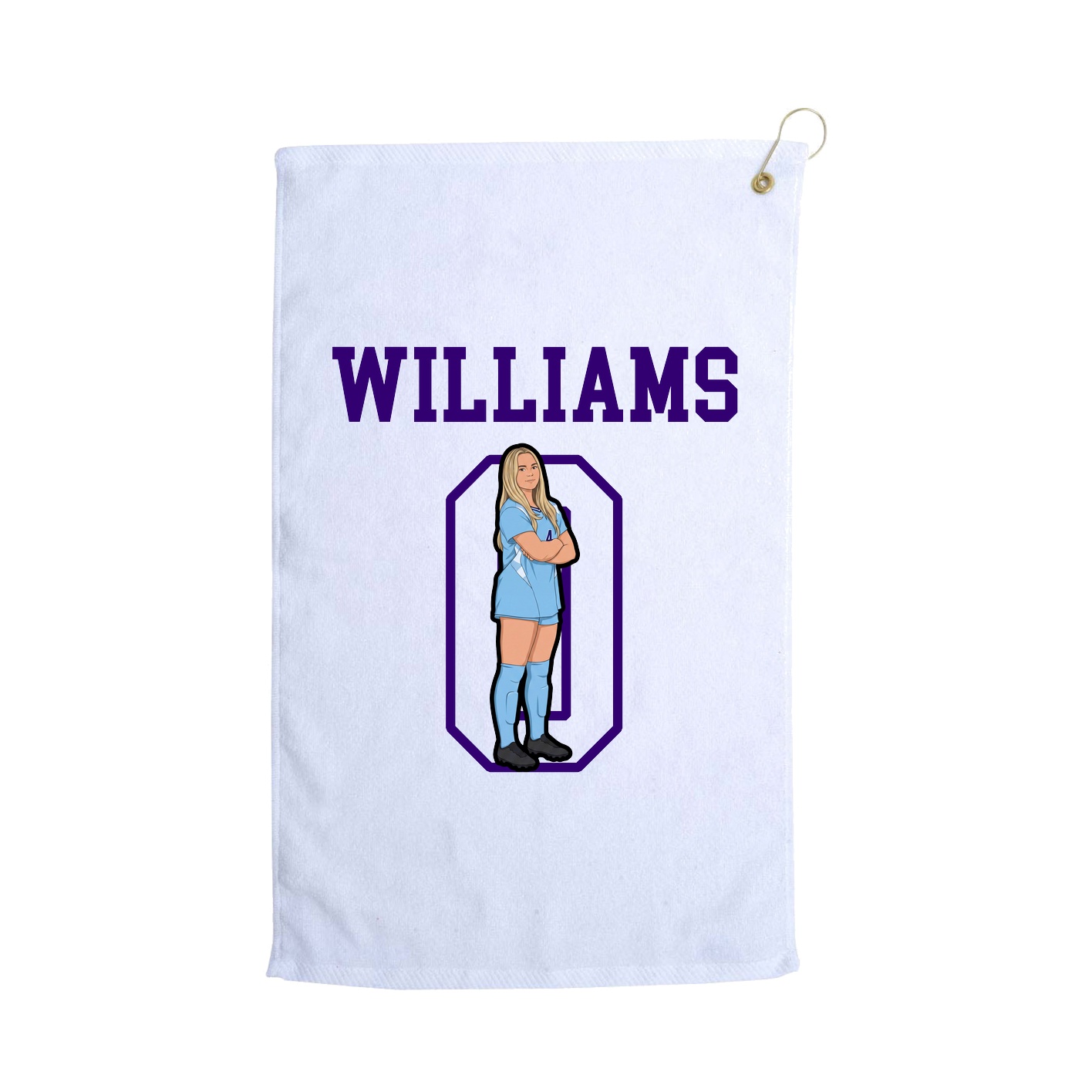Golf Towel — Shirsey in White