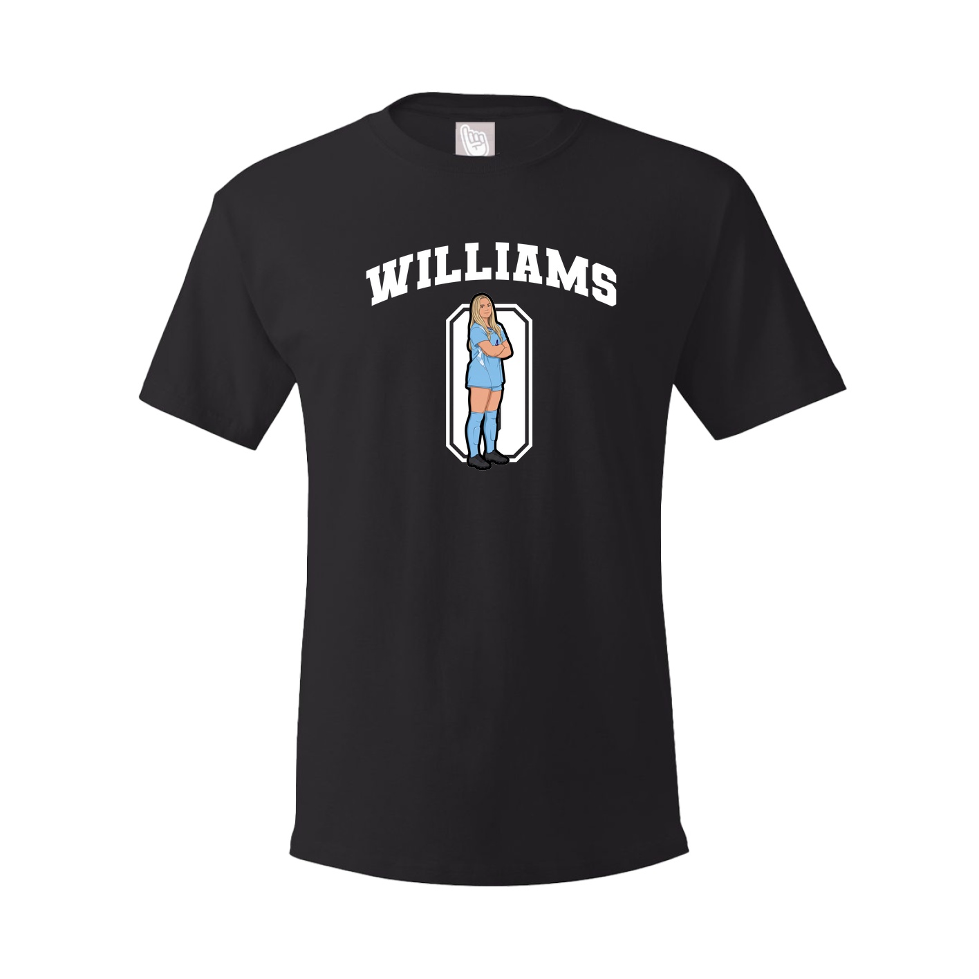 Youth Tee — Number in Black