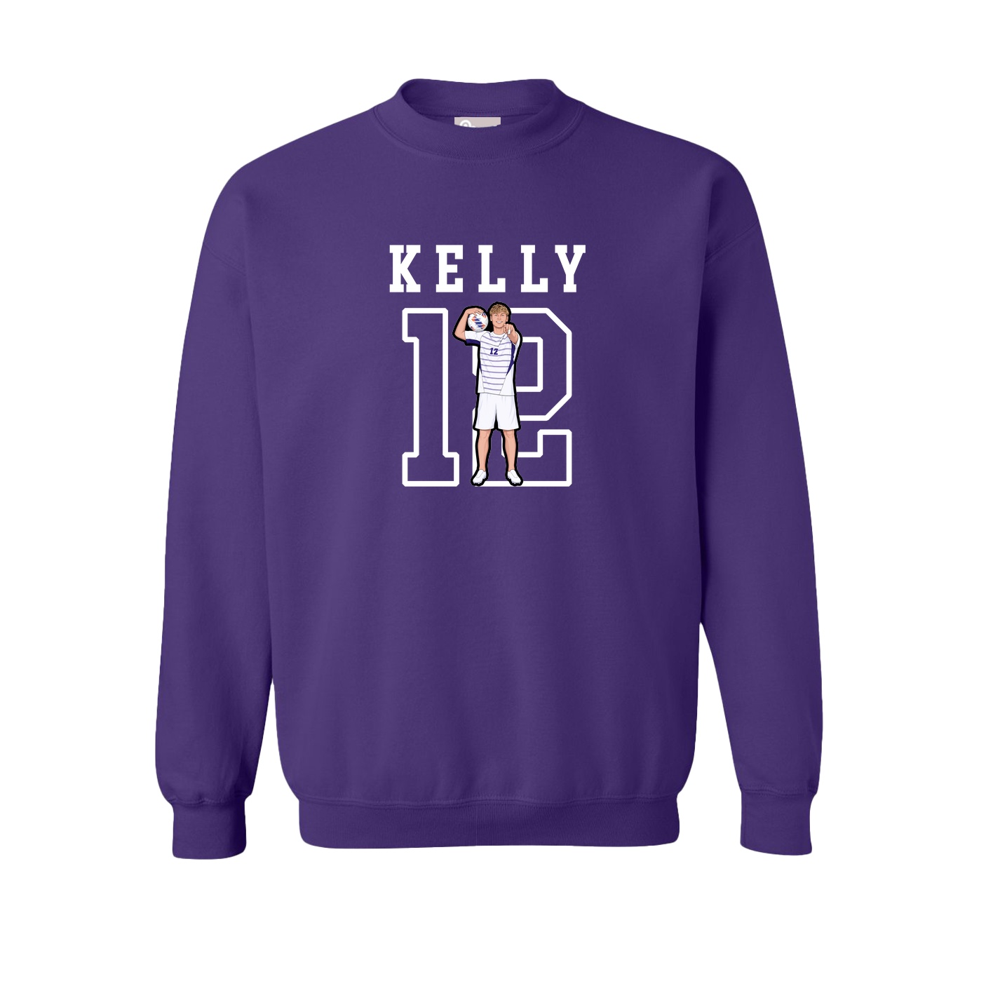 Fleece Crew — Shirsey in Purple
