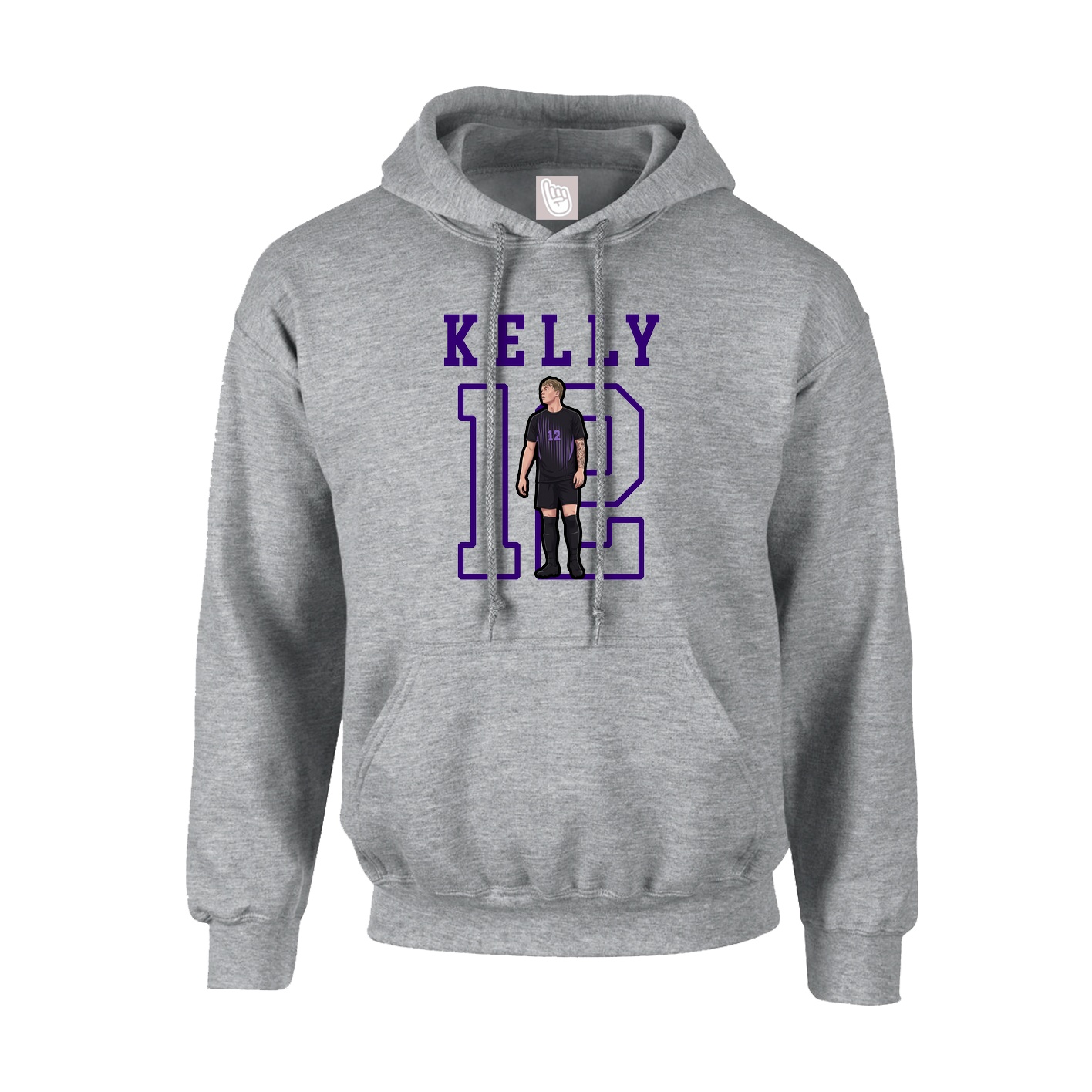 Hoodie — Shirsey in Grey