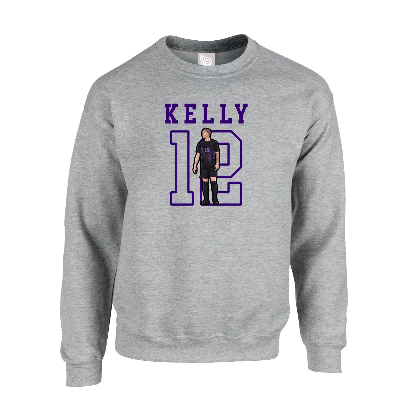 Fleece Crew — Shirsey in Grey