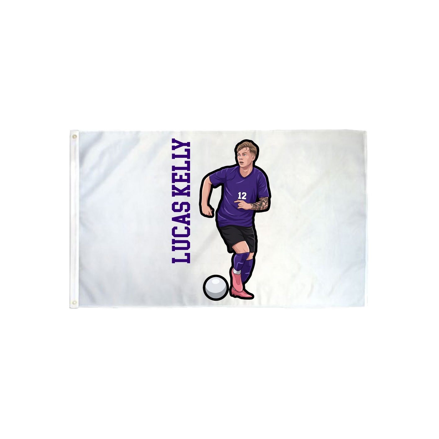 3x5 Flag — Name Vertical in Classic