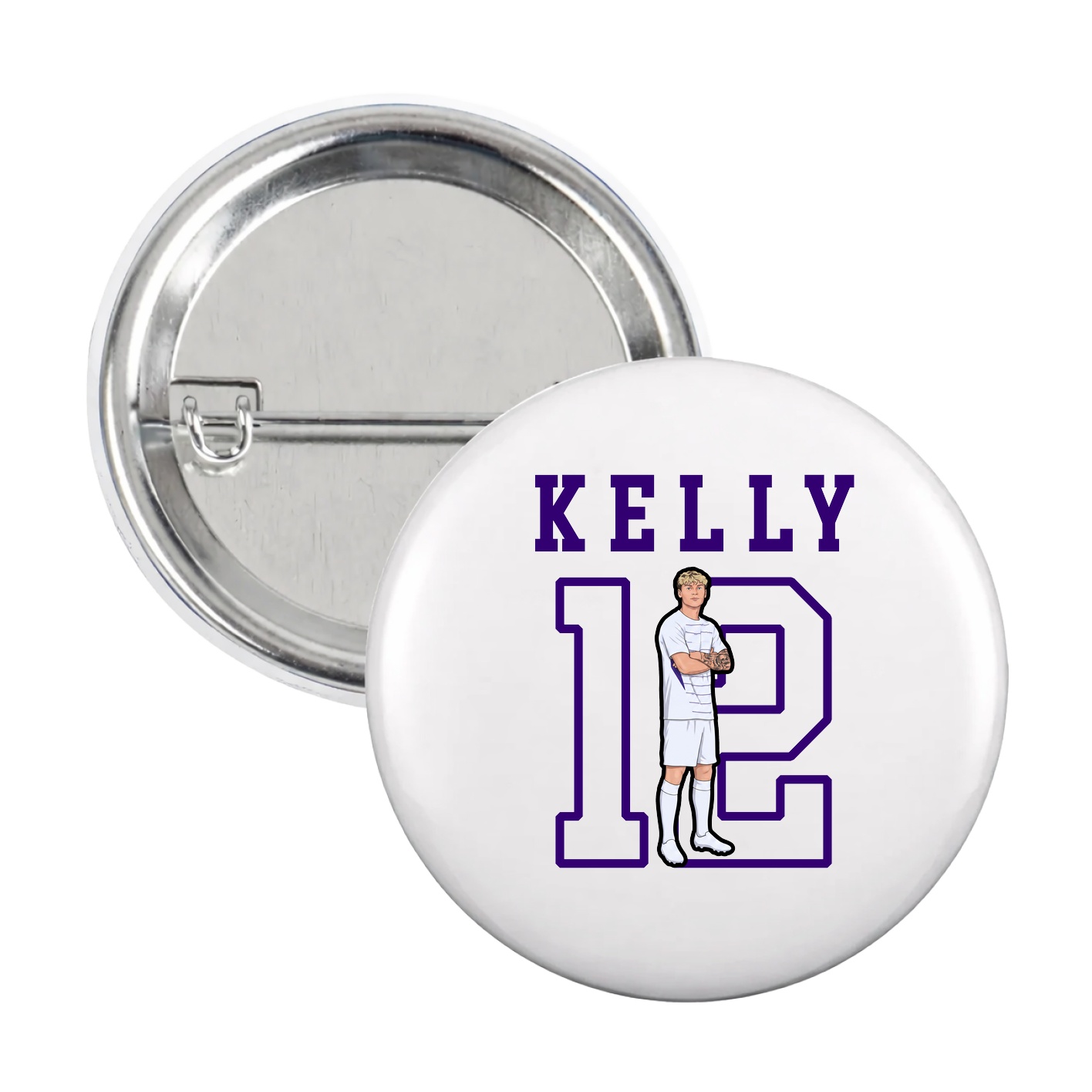 Game Day Button — Shirsey in White
