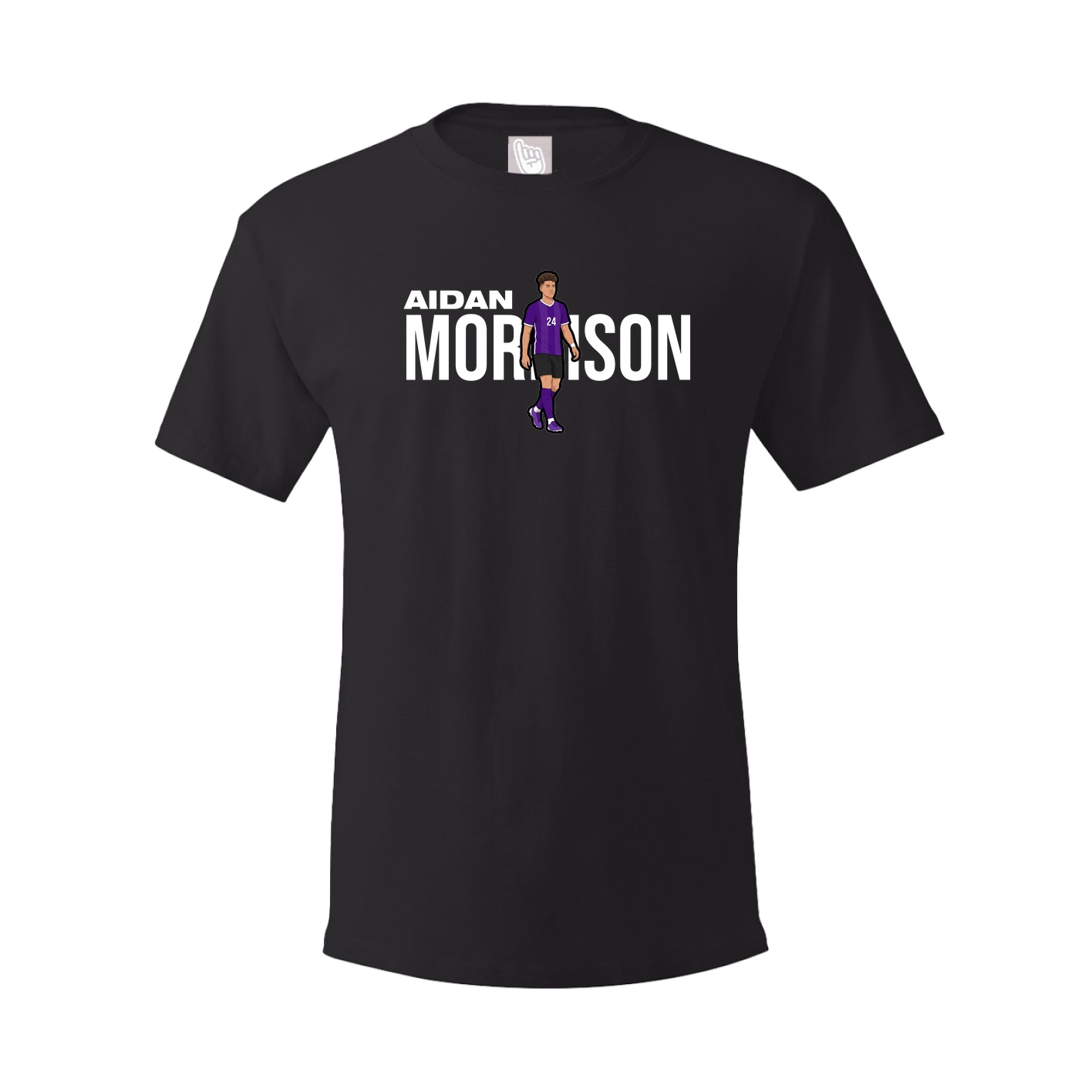 Youth Tee — Player Name in Black