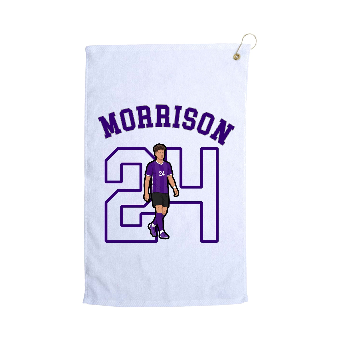 Golf Towel — Shirsey Arch in White