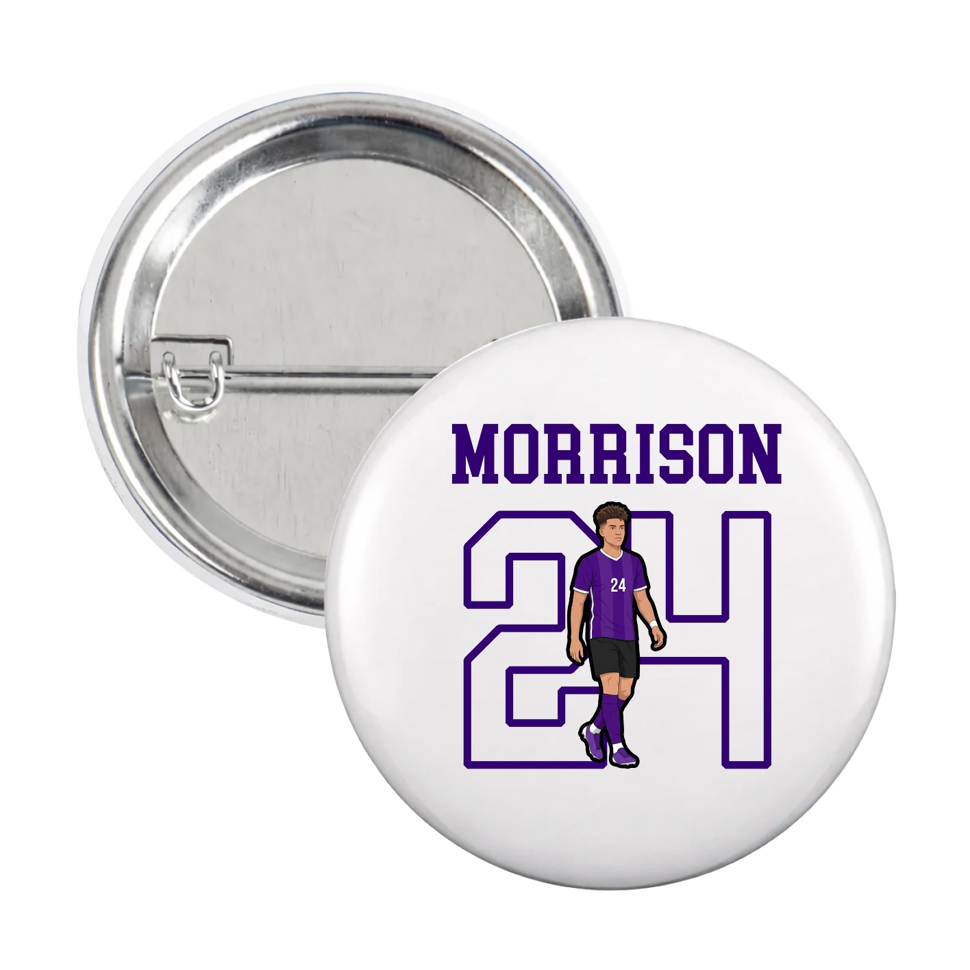Game Day Button — Shirsey in White