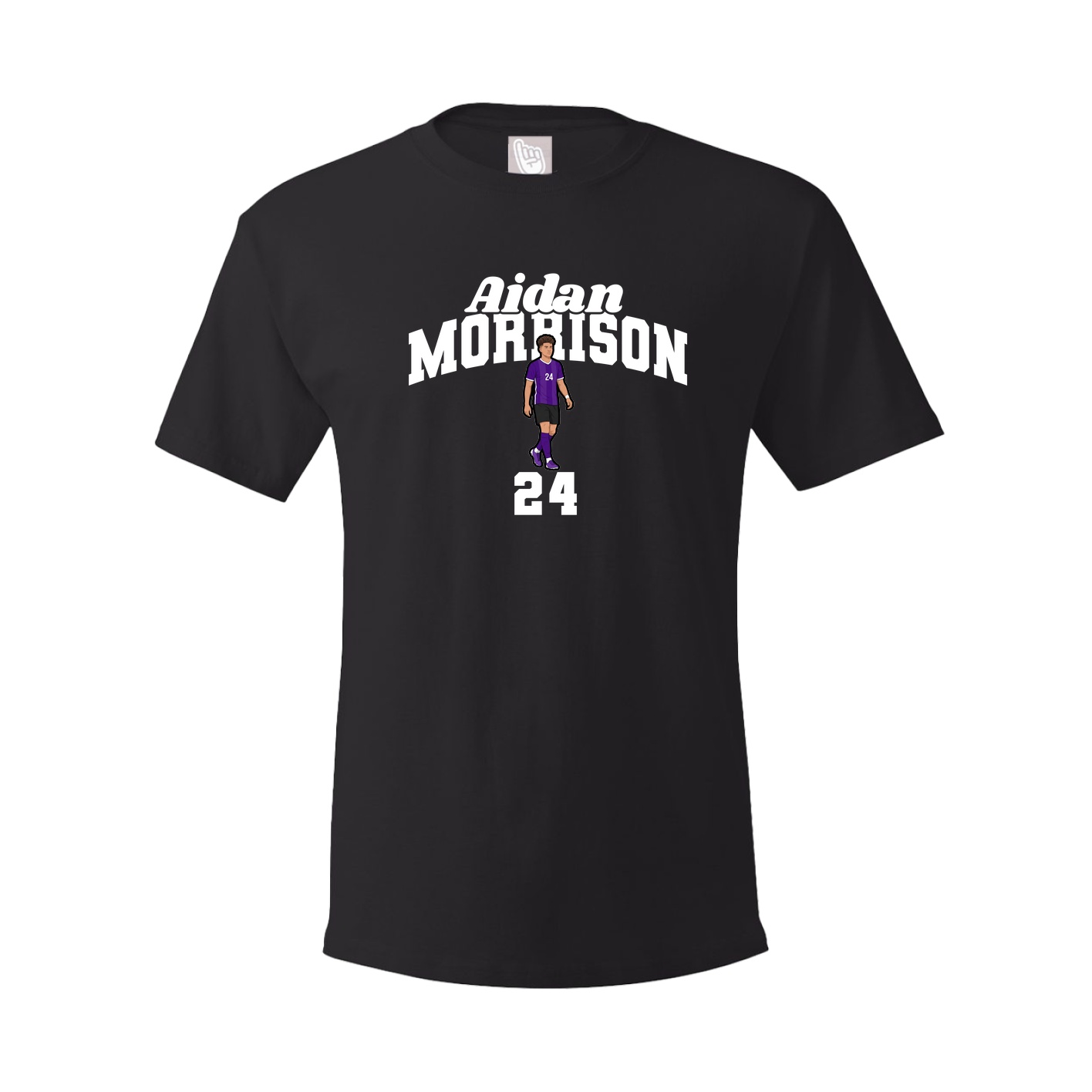 Youth Tee — Signature Arch in Black