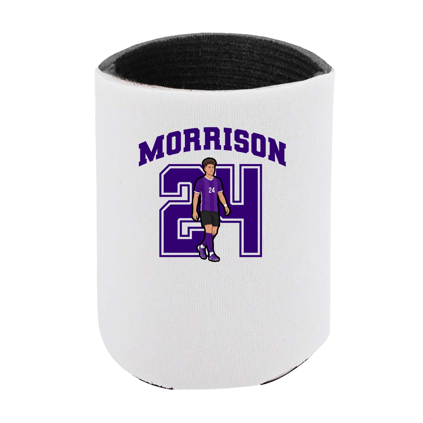 Can Holder — Number in White