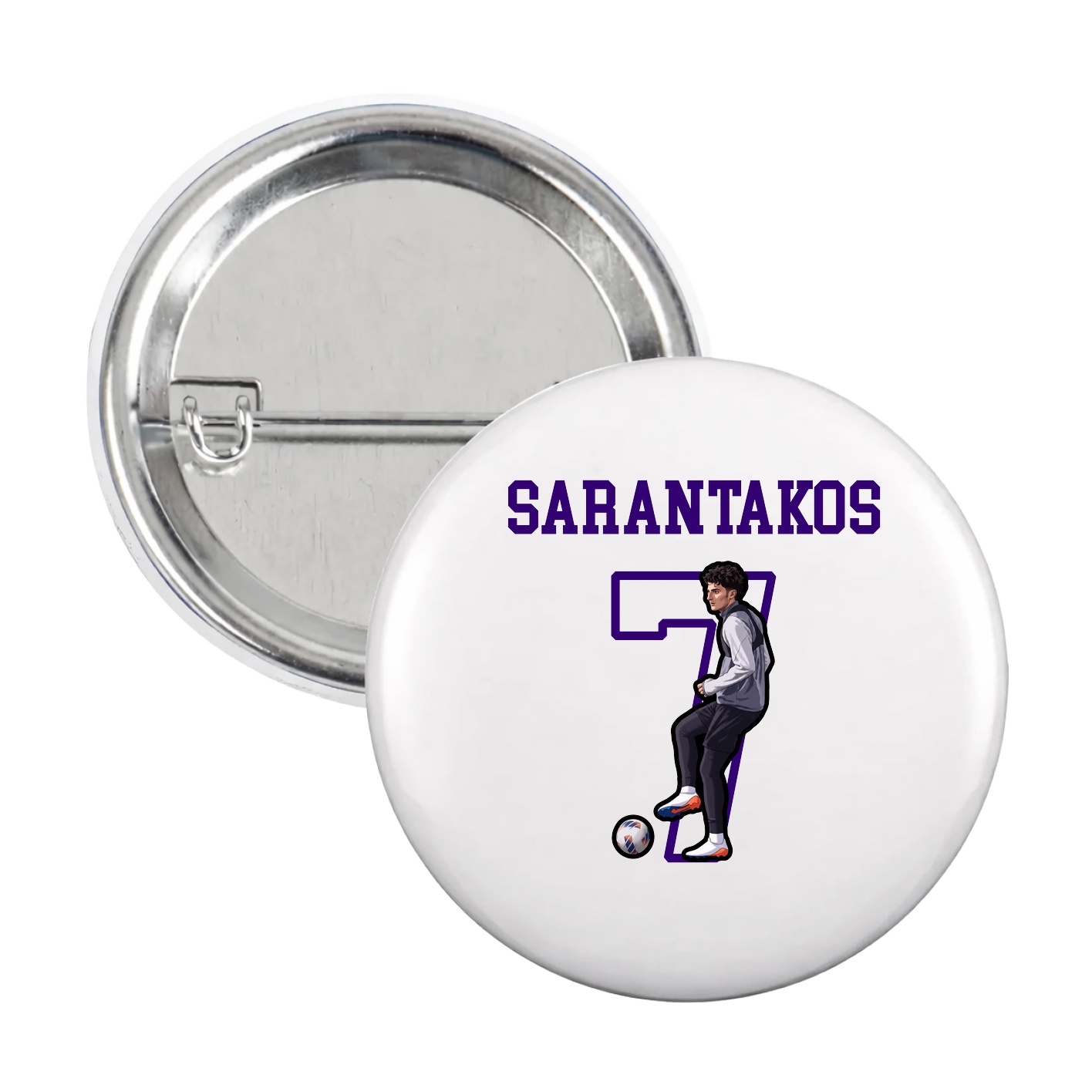Game Day Button — Shirsey in White