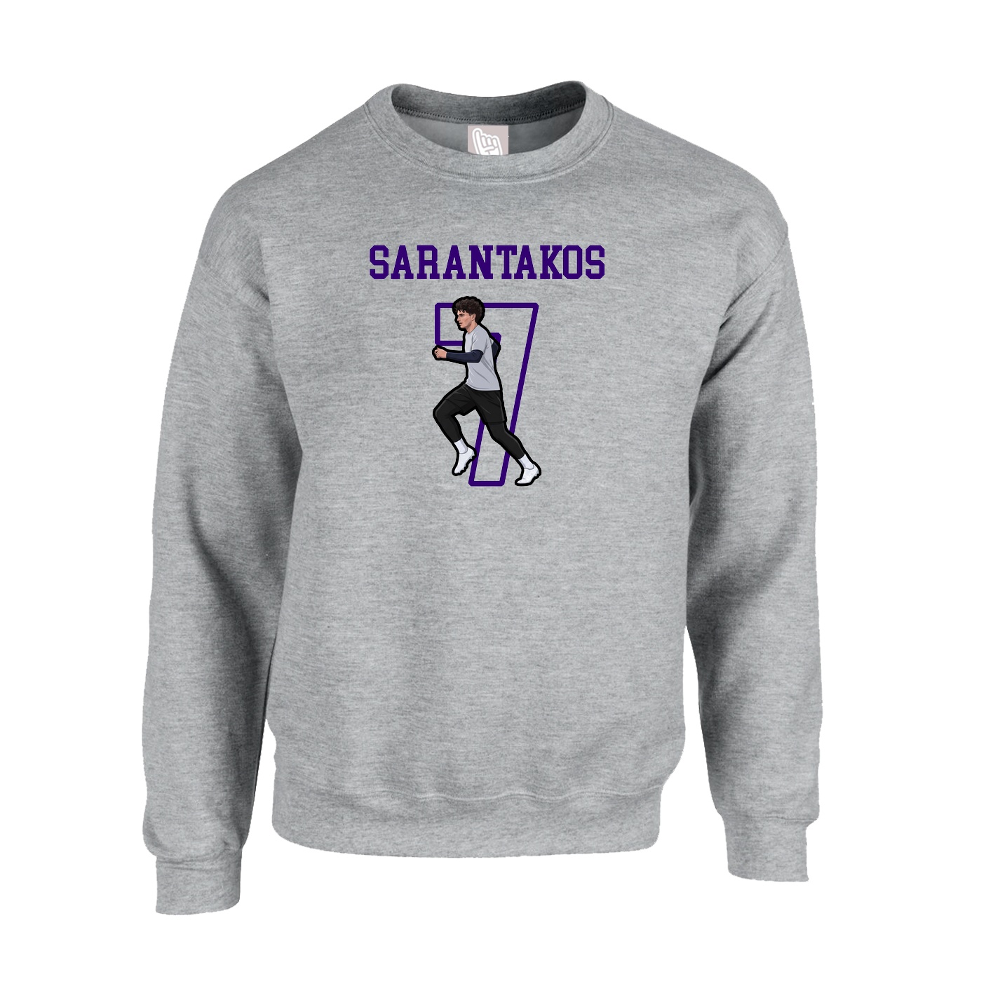 Fleece Crew — Shirsey in Grey