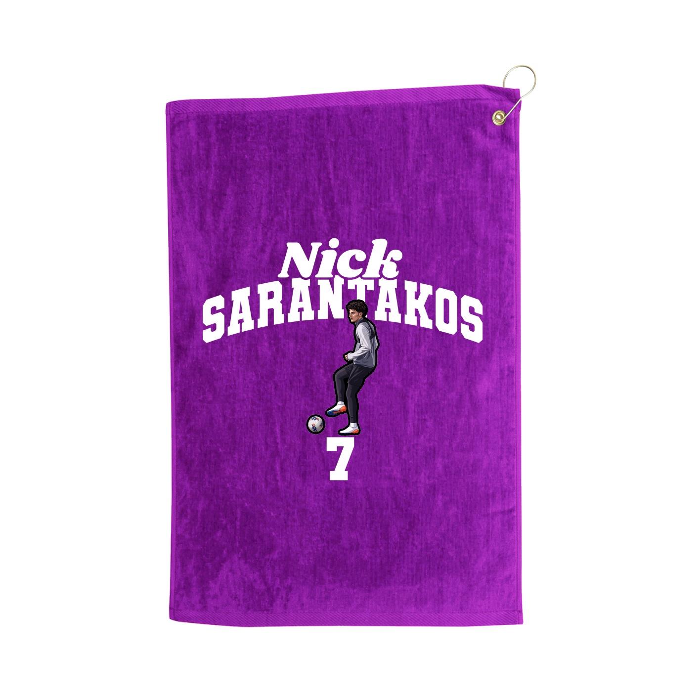 Golf Towel — Signature Arch in Purple