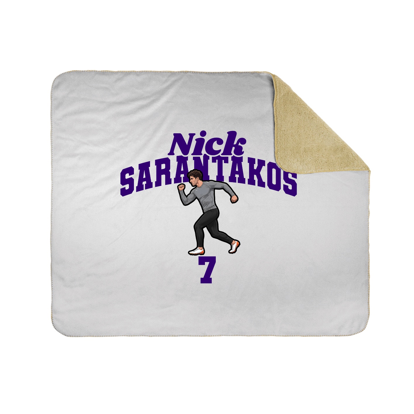Throw Blanket — Signature Arch in White