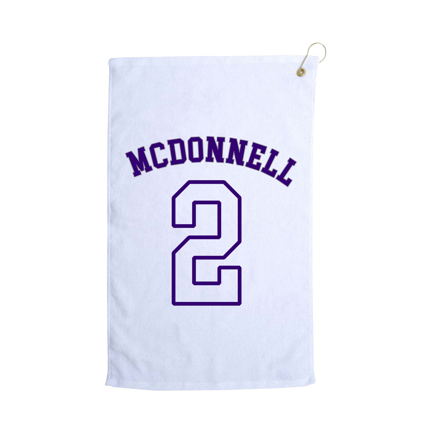 Golf Towel — Shirsey Arch in White