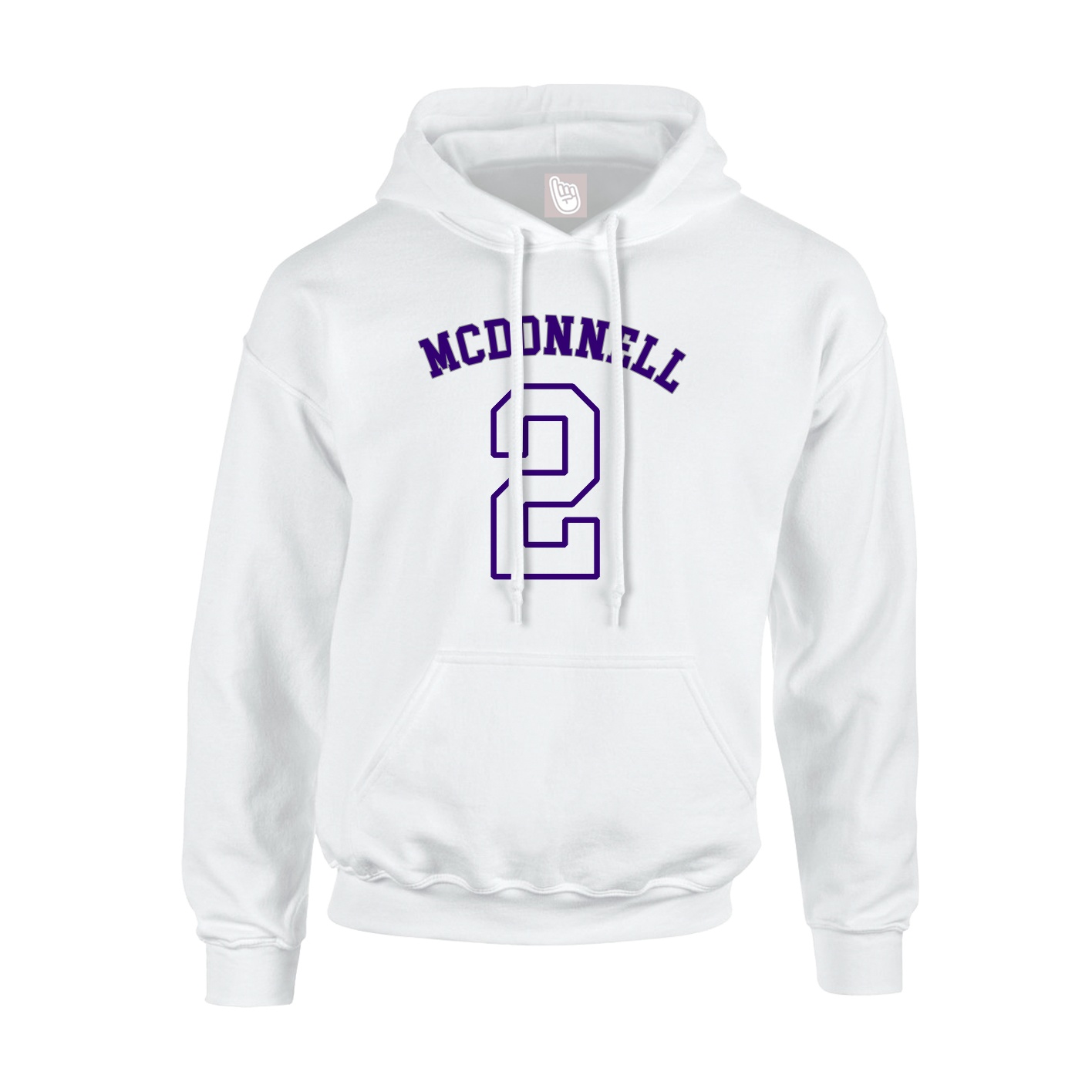 Hoodie — Shirsey Arch in White