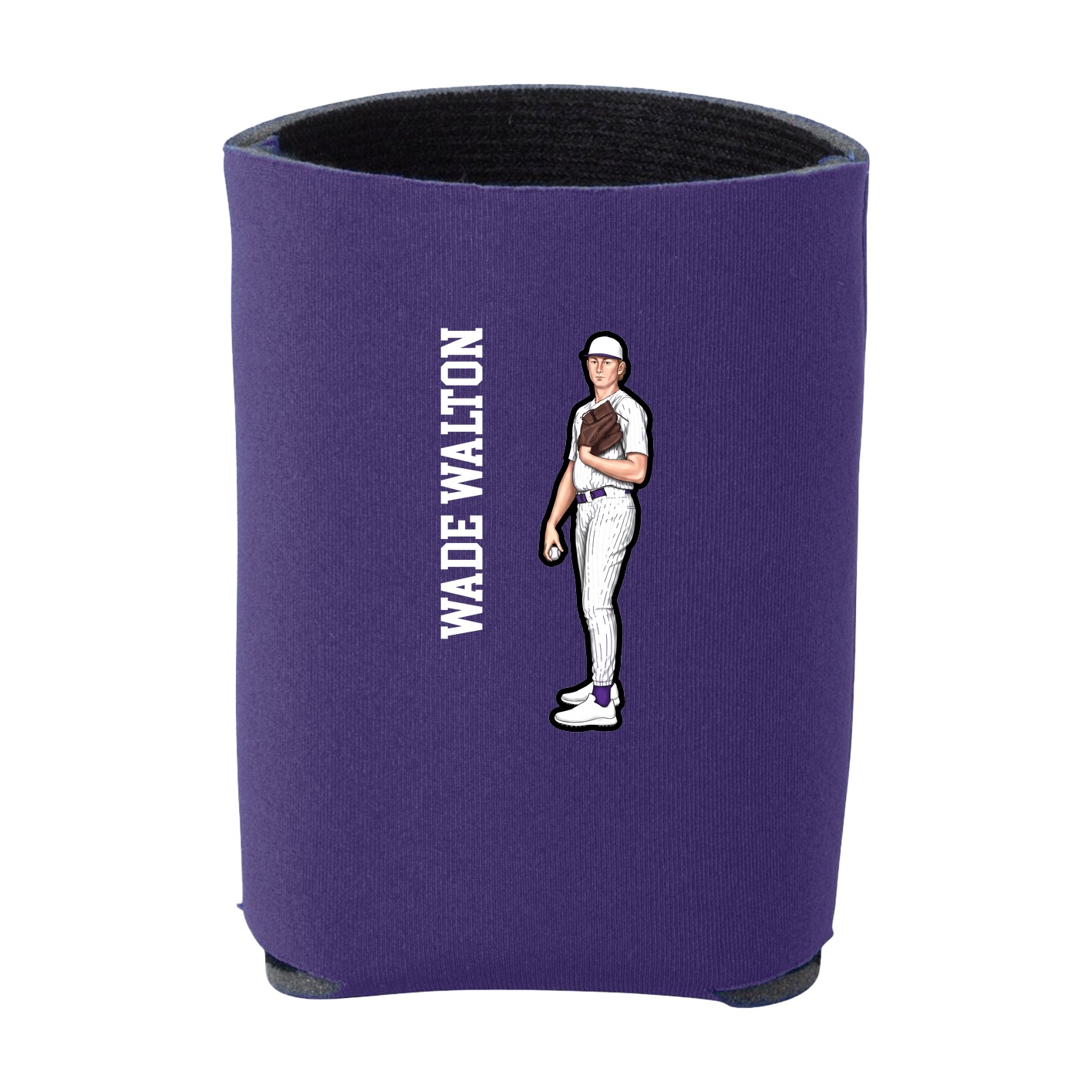 Can Holder — Name Vertical in Purple