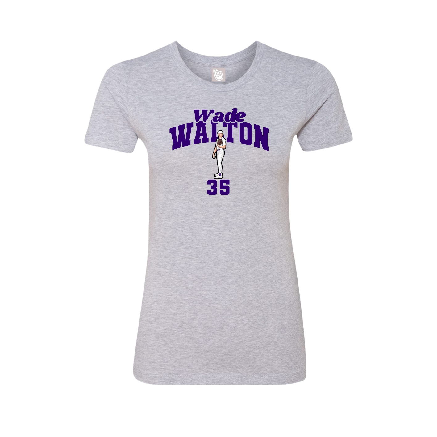 Womens Tee — Signature Arch in Grey