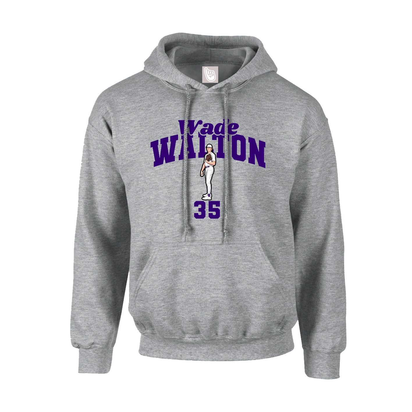 Hoodie — Signature Arch in Grey