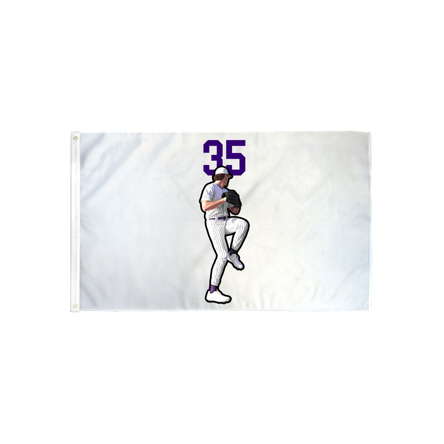 3x5 Flag — Number Top in Classic