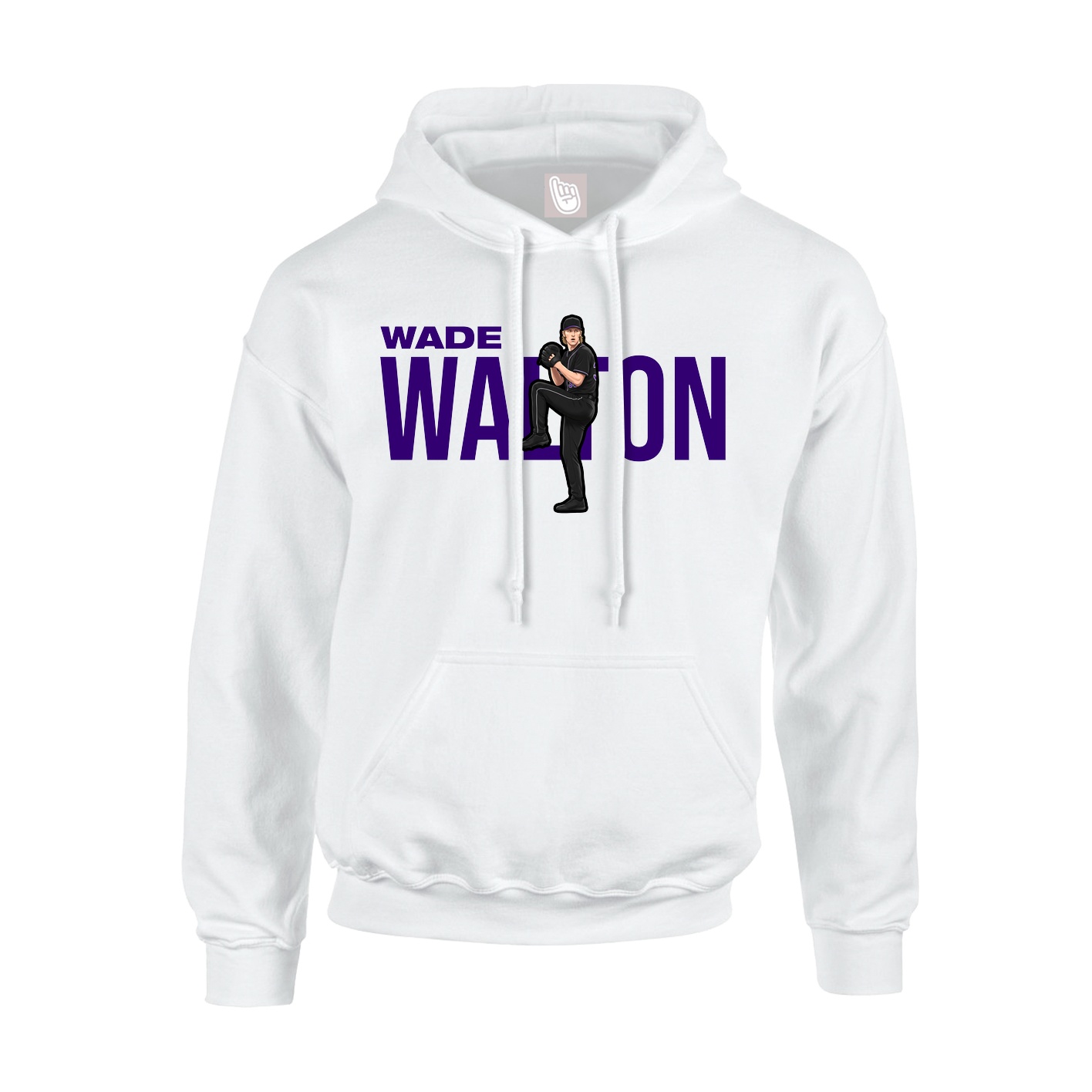 Hoodie — Player Name in White