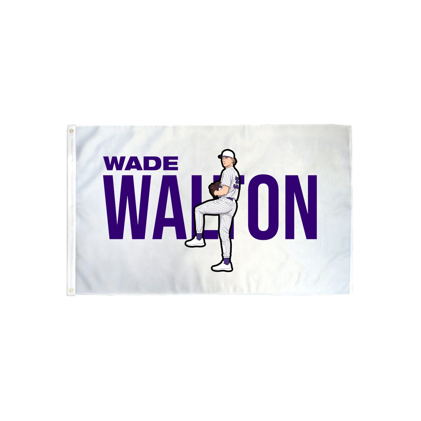 3x5 Flag — Player Name in Classic