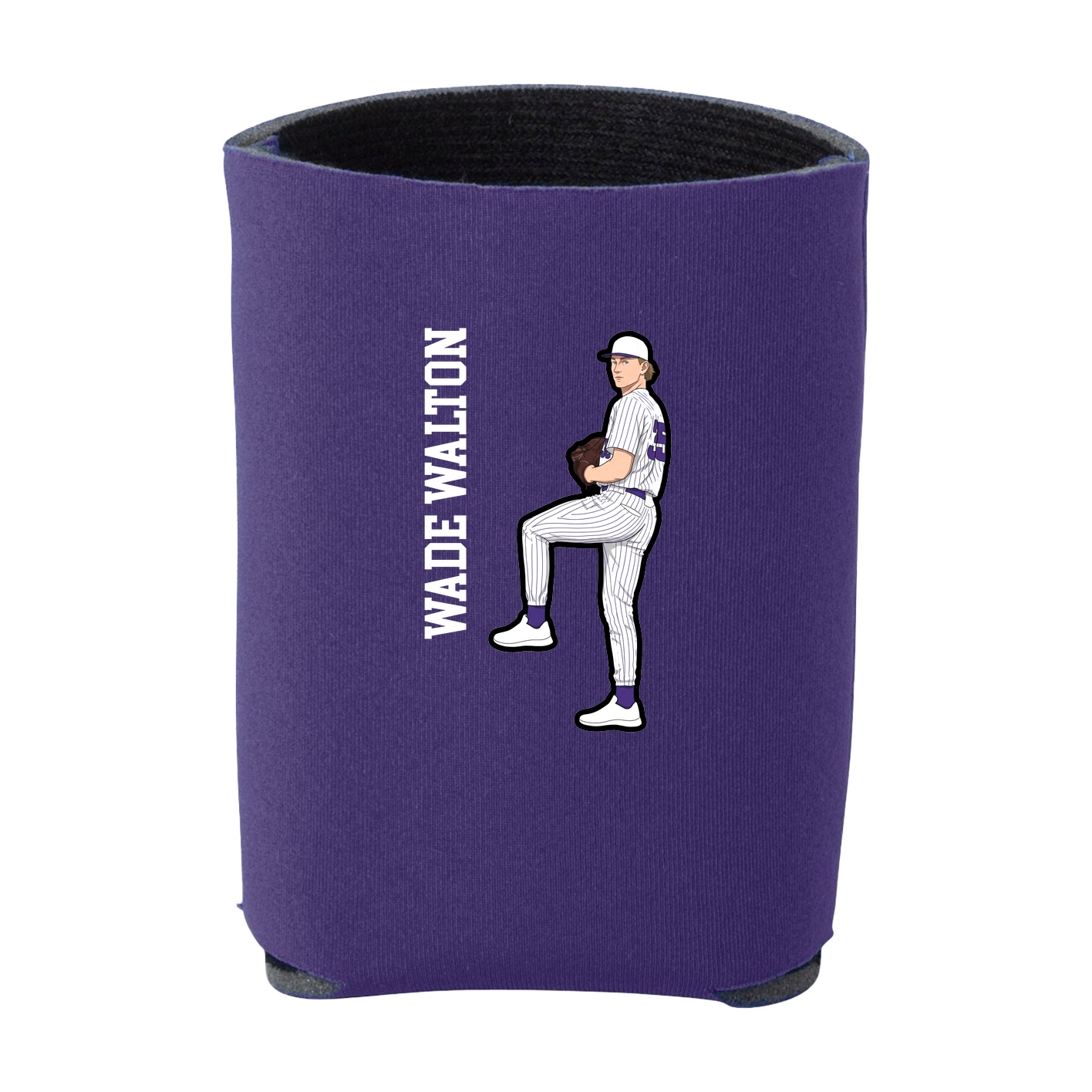 Can Holder — Name Vertical in Purple