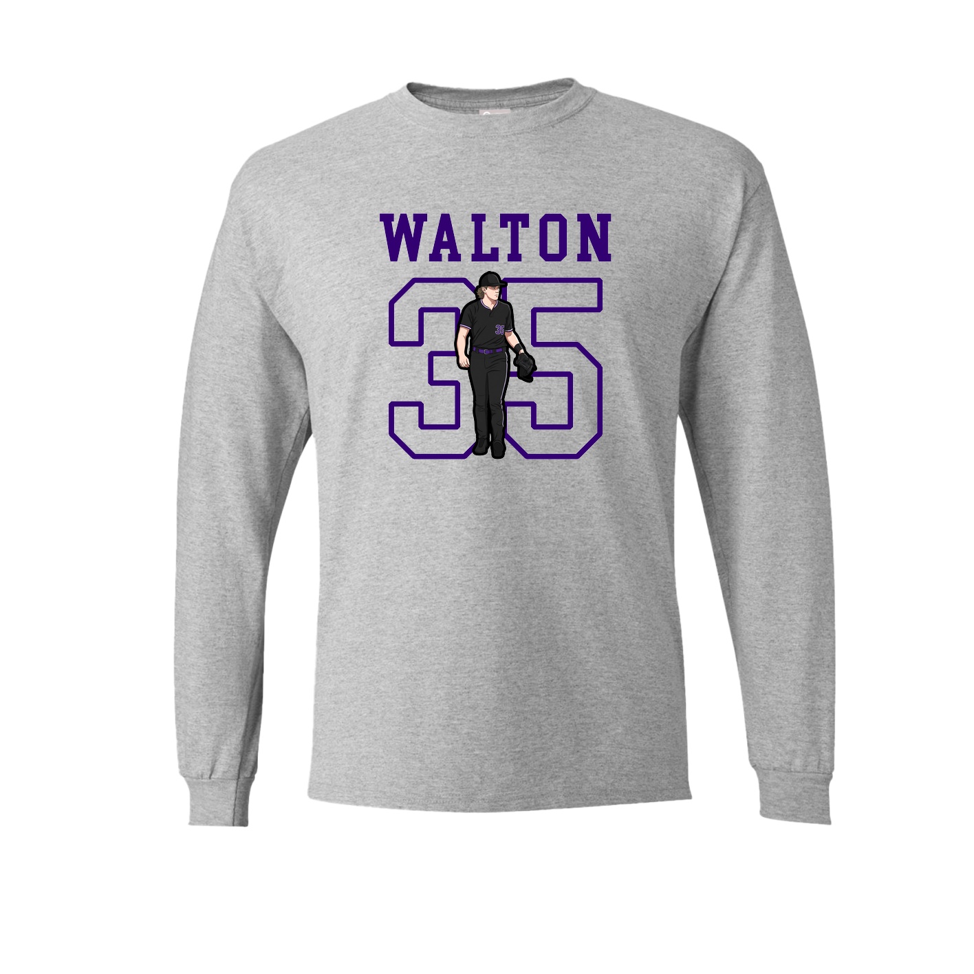Long Sleeve Tee — Shirsey in Grey