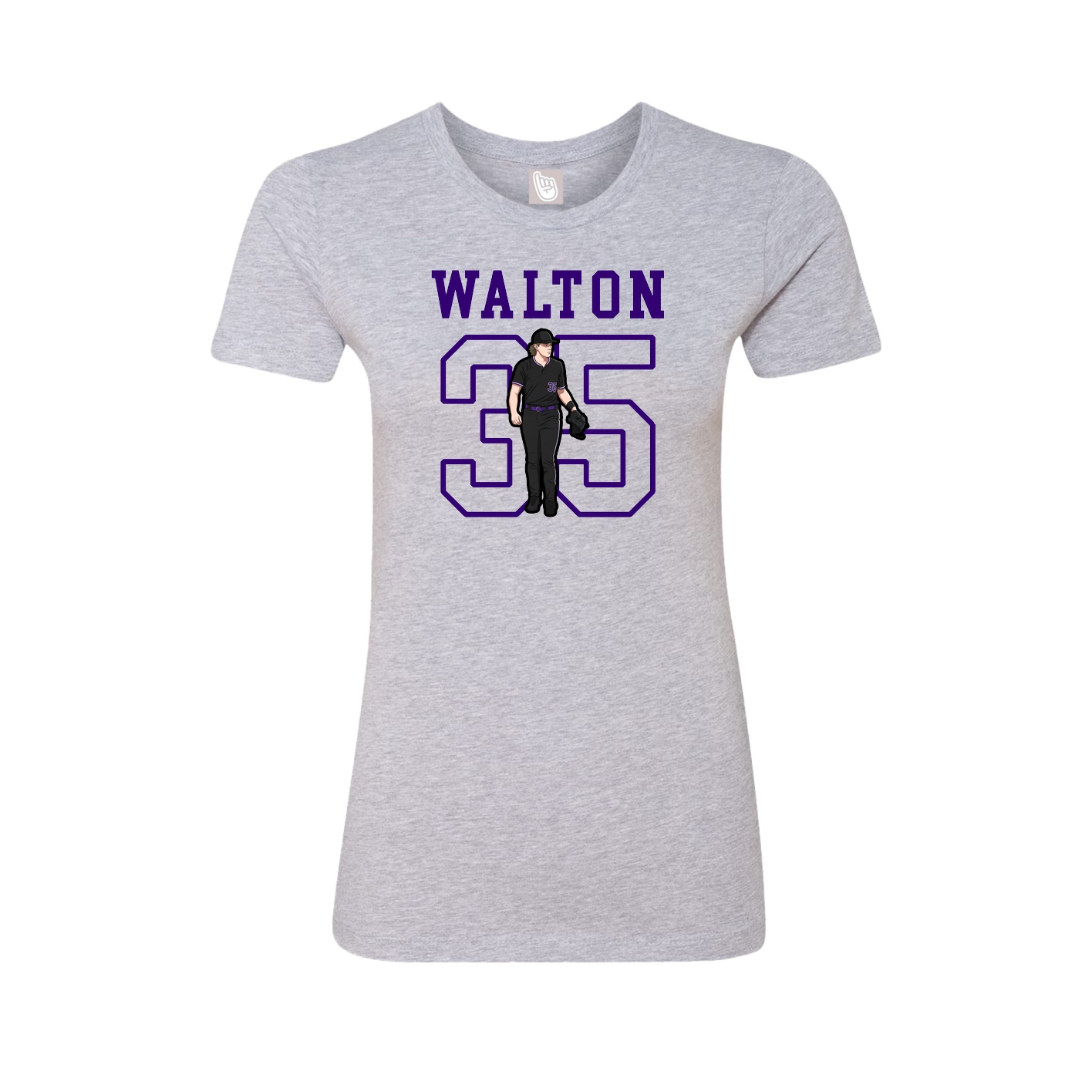 Fitted Women's Tee — Shirsey in Grey