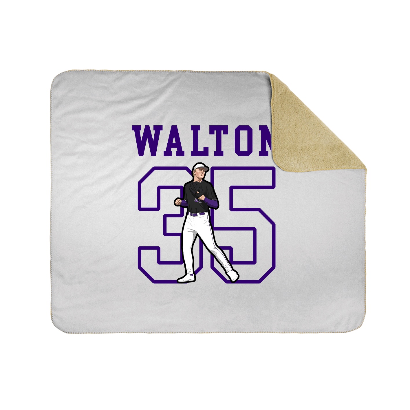 Throw Blanket — Shirsey in White