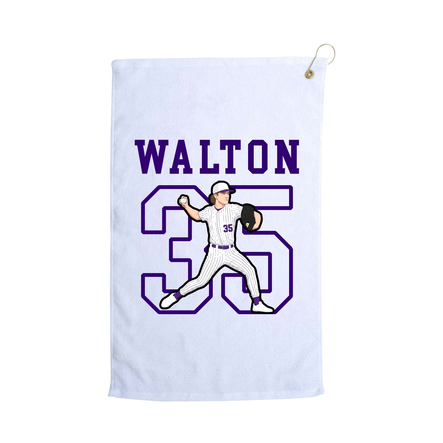 Golf Towel — Shirsey in White