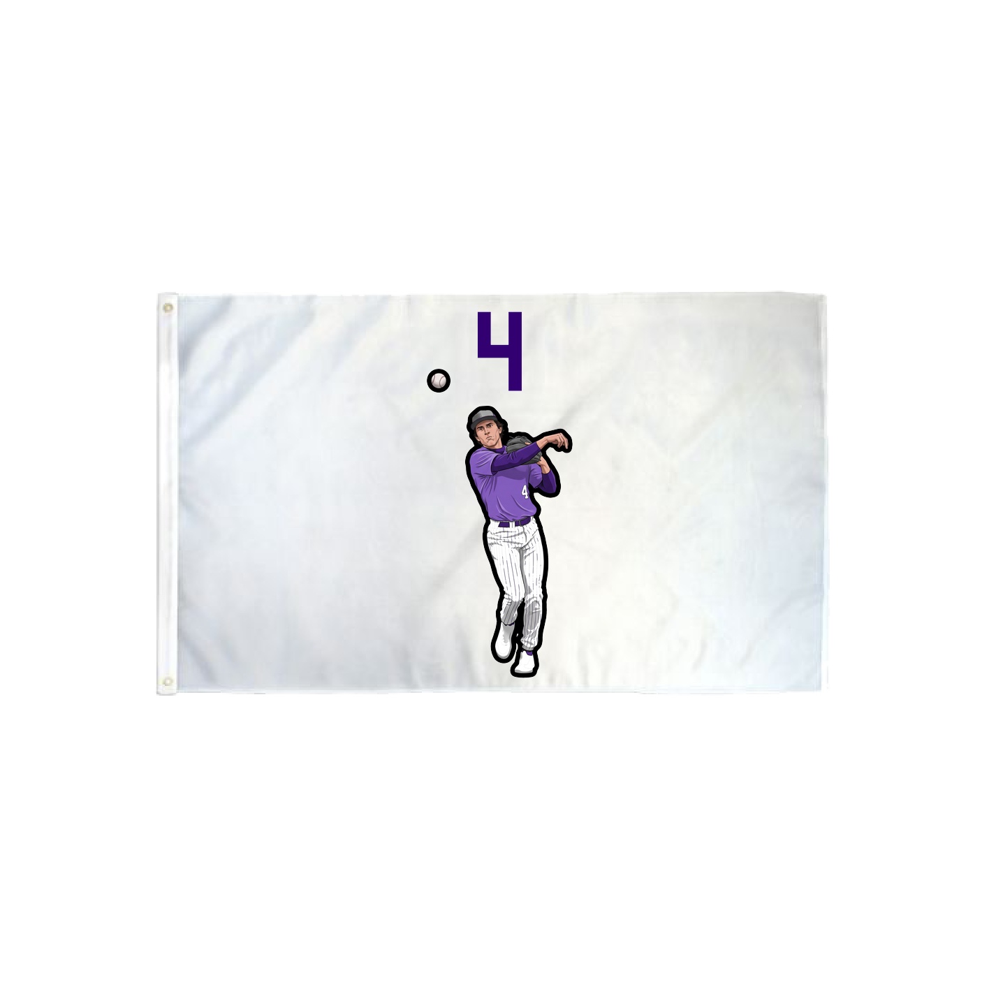 3x5 Flag — Number Top in Classic