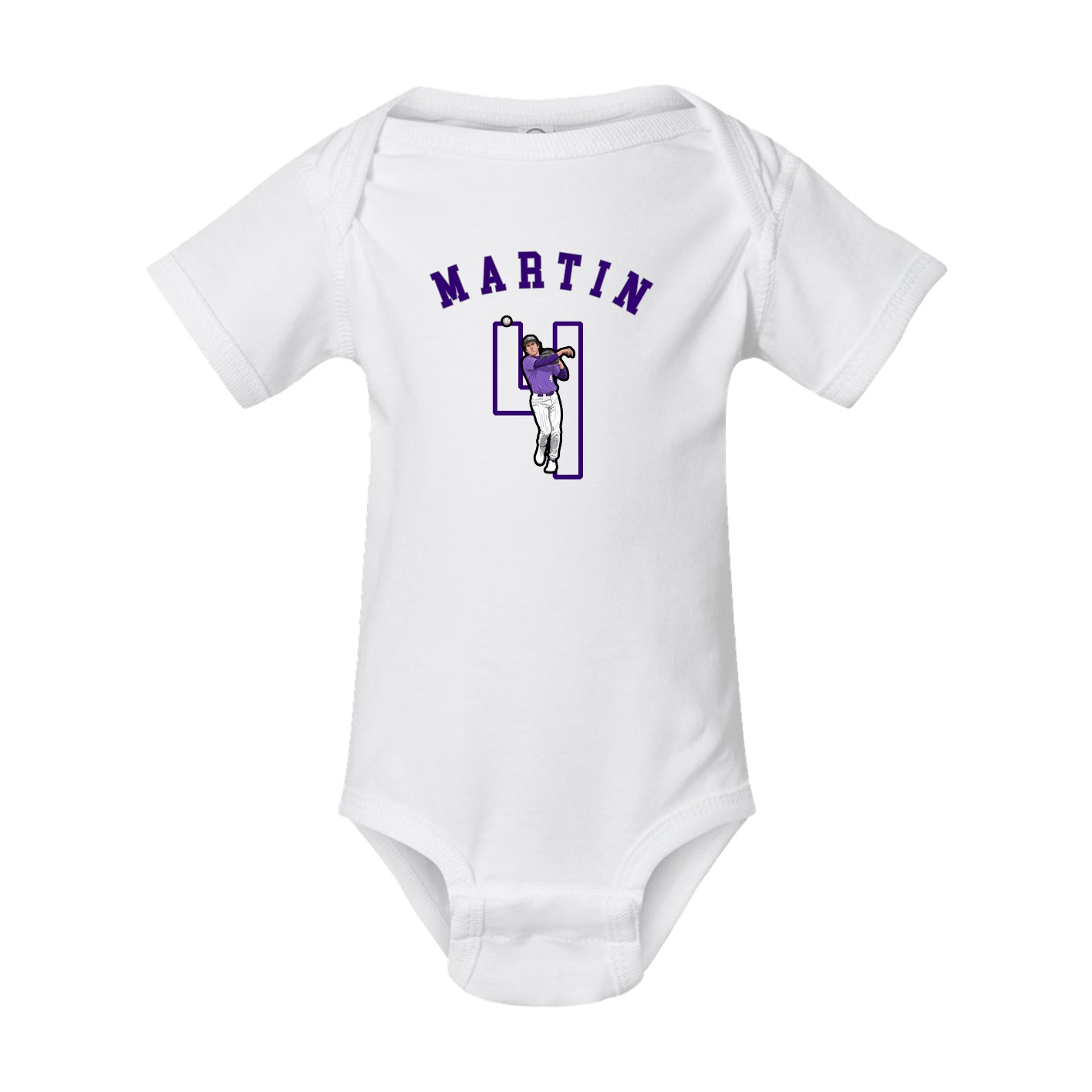 Baby Onesie — Shirsey Arch in White