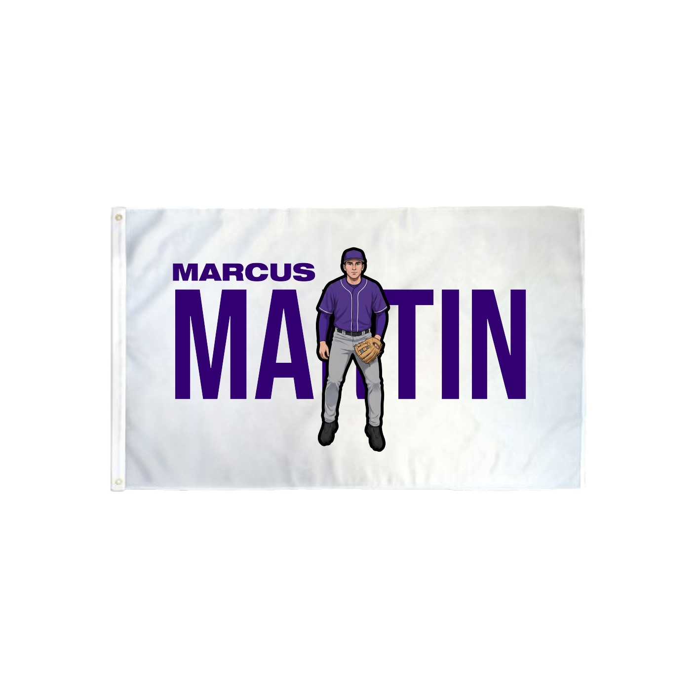 3x5 Flag — Player Name in Classic