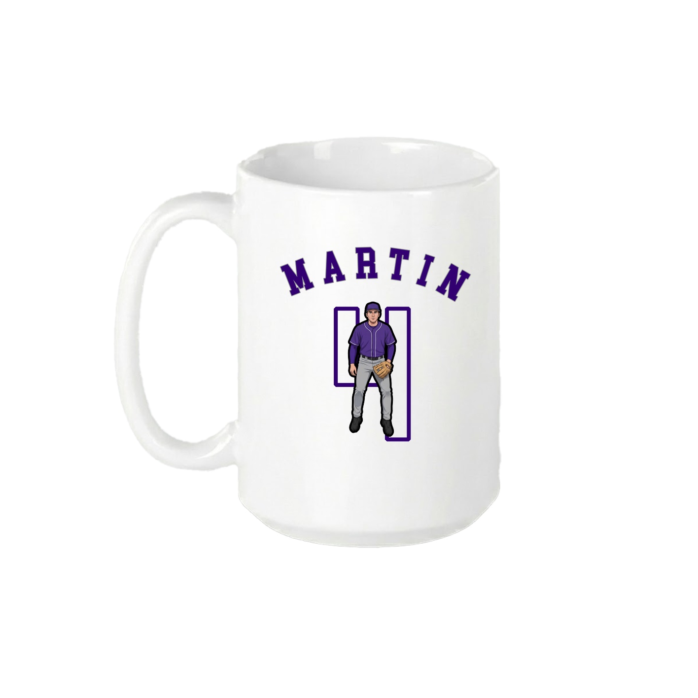 15oz Coffee Mug — Shirsey Arch in White