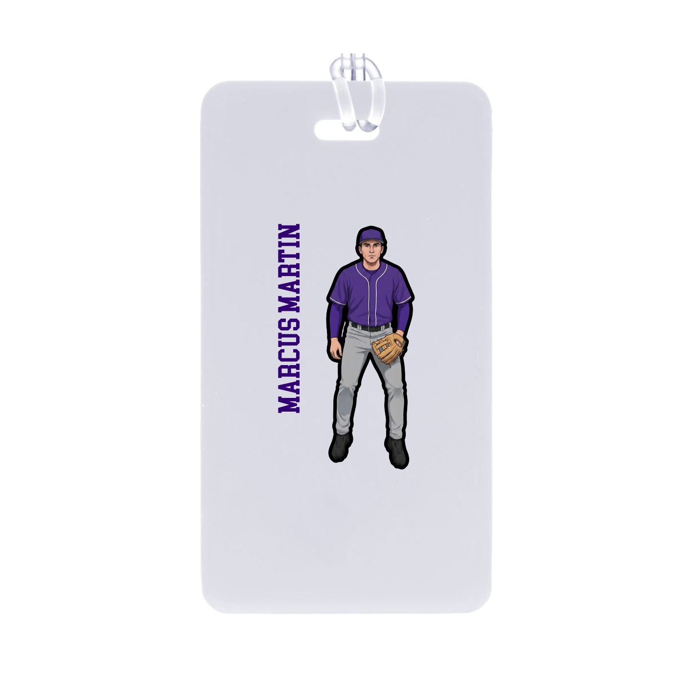 Bag Tag — Name Vertical in Classic