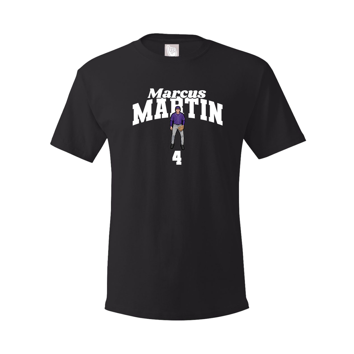 Youth Tee — Signature Arch in Black