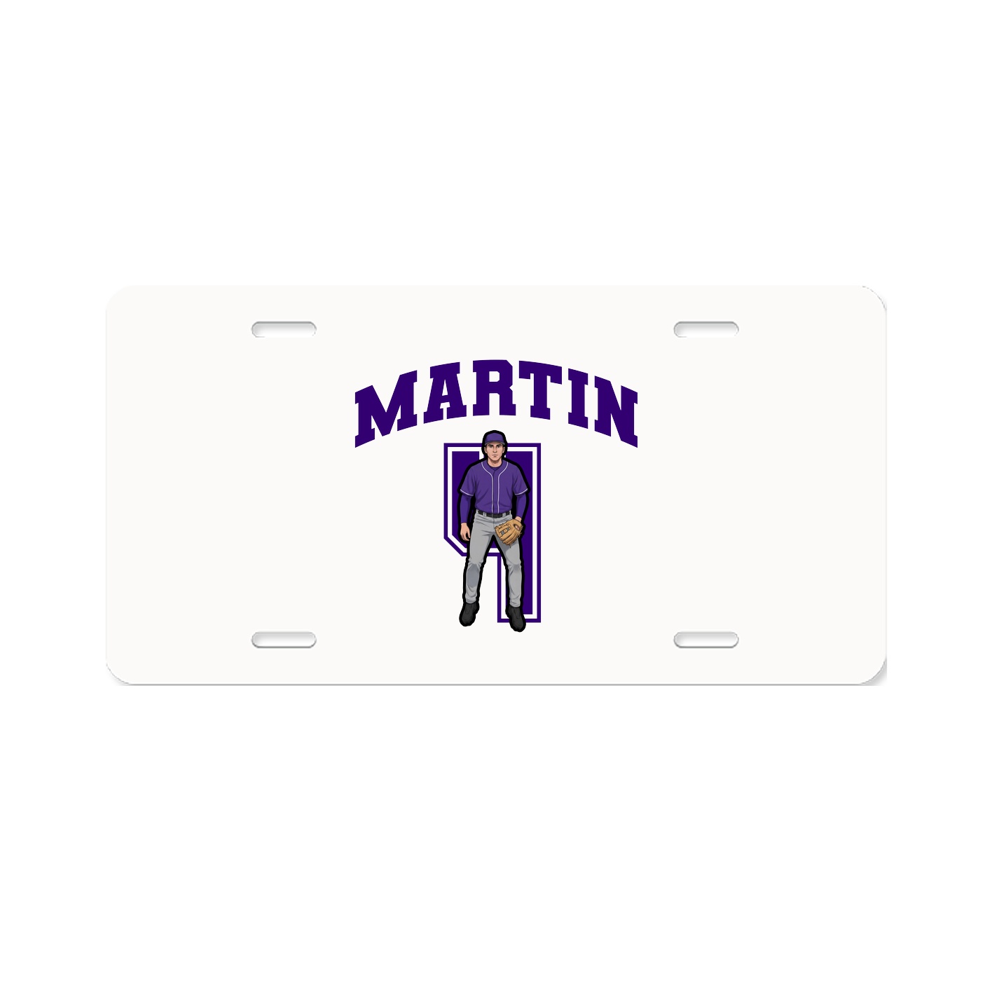 License Plate — Number in Classic