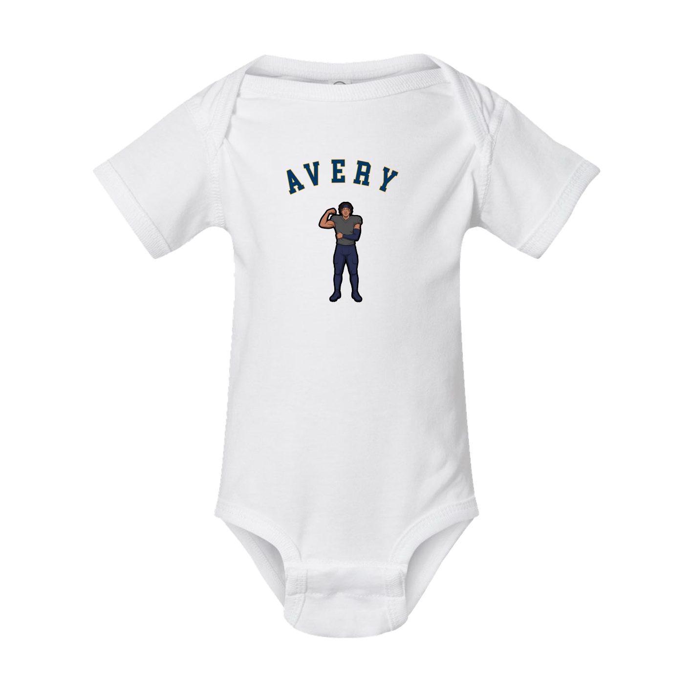 Baby Onesie — Shirsey Arch in White