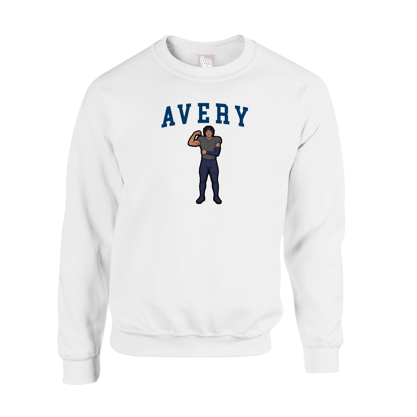 Fleece Crew — Shirsey in White
