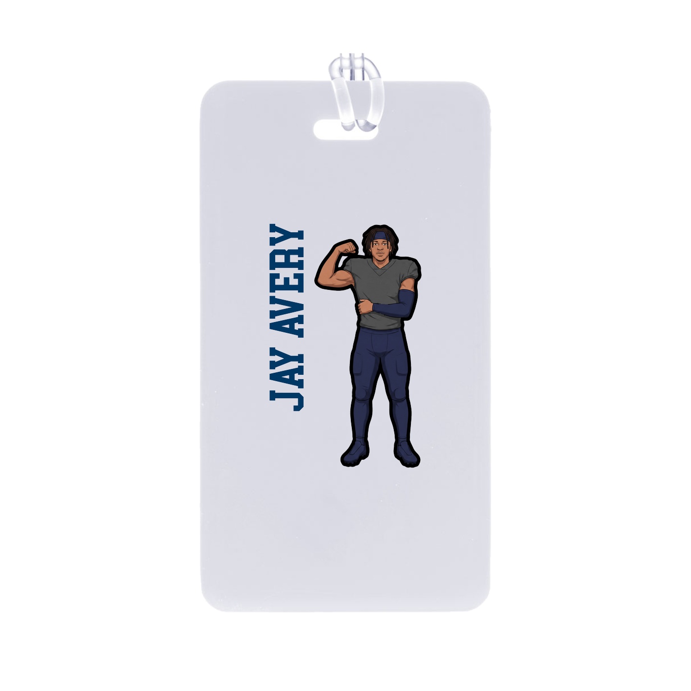 Bag Tag — Name Vertical in Classic