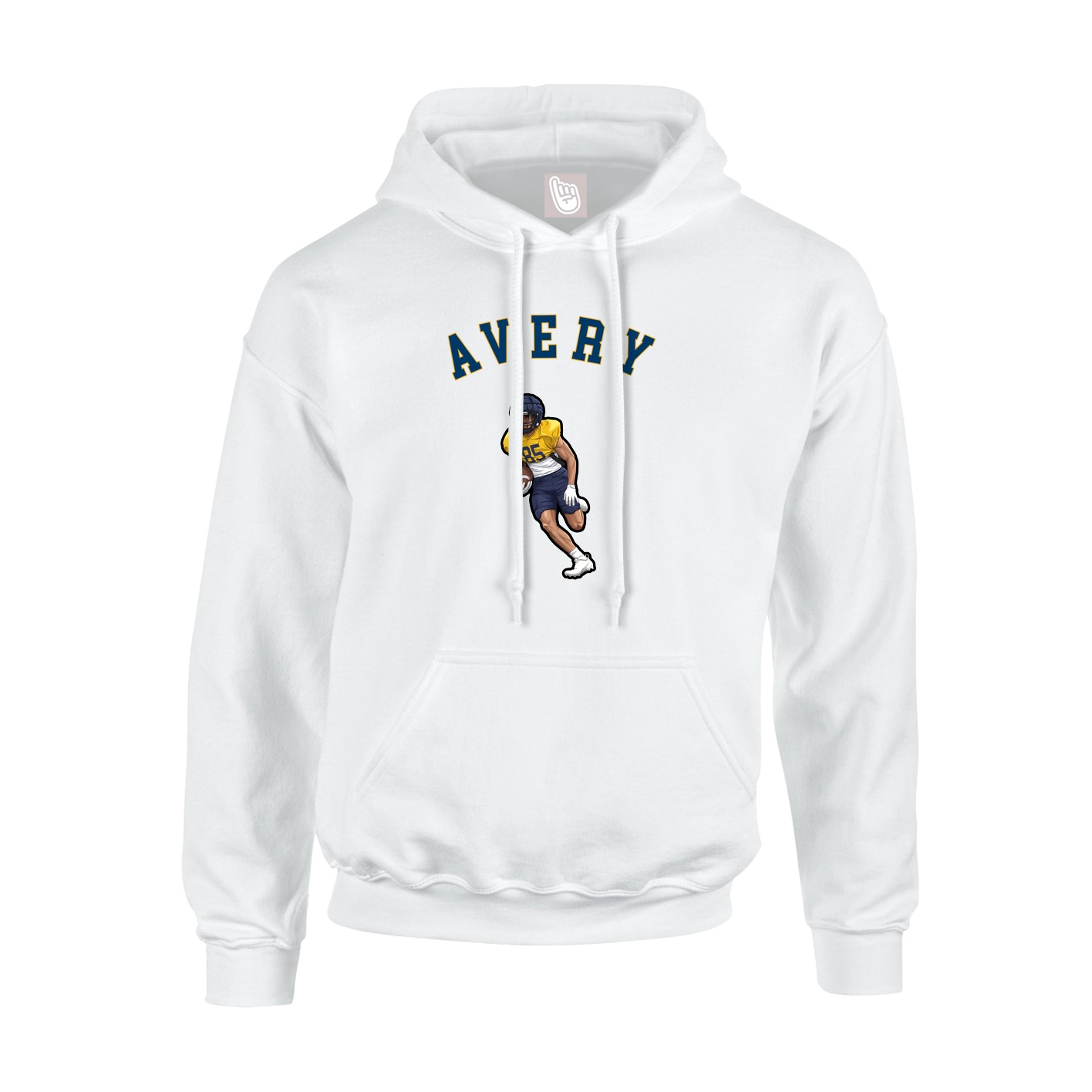 Hoodie — Shirsey Arch in White