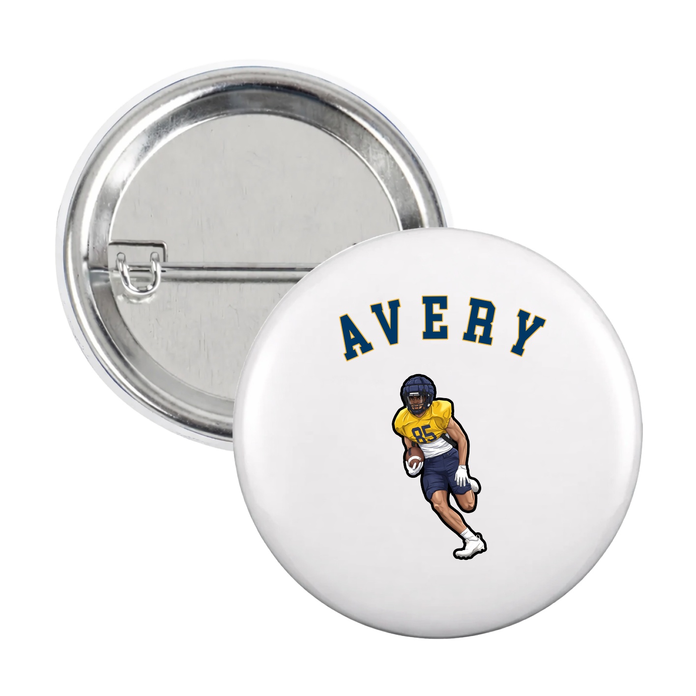 Game Day Button — Shirsey Arch in White