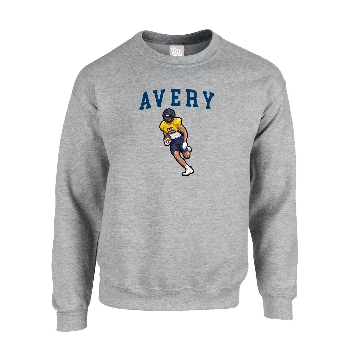 Fleece Crew — Shirsey in Grey